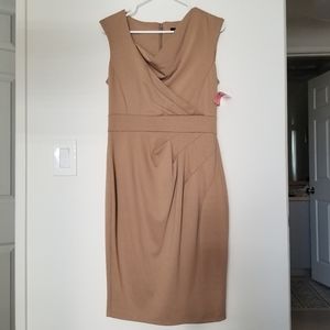 NWT! Sleeveless Cowl Neck Tan Nude ASOS Dress